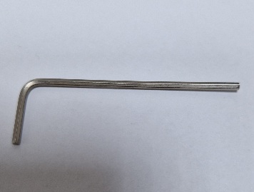 Inbusschl&uuml;ssel f&uuml;r Spannschnurhalter